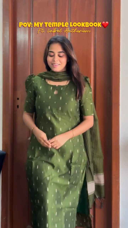 traditional Indian salwar suit by the brand