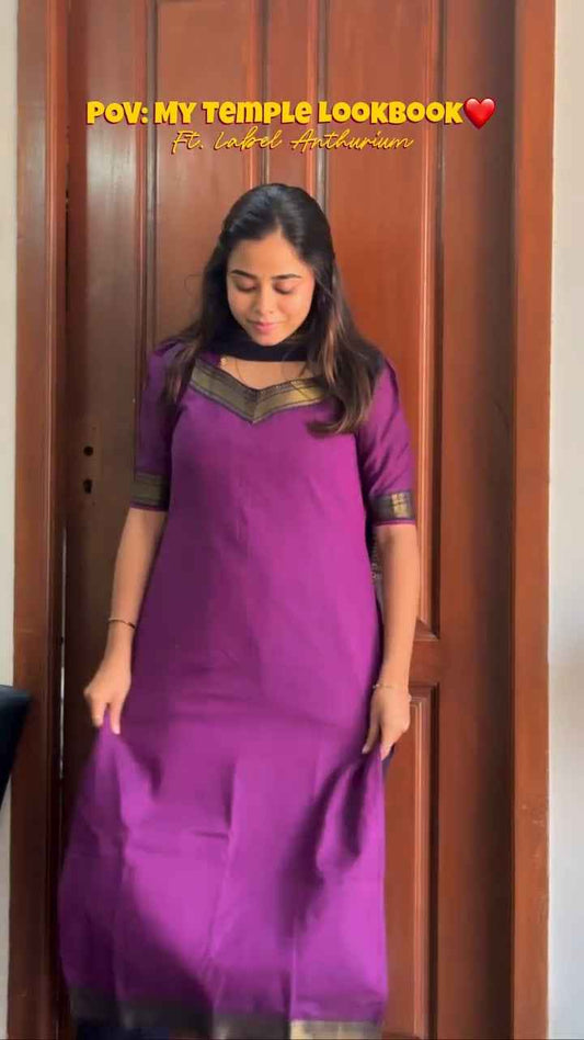 traditional Indian salwar suit by the brand