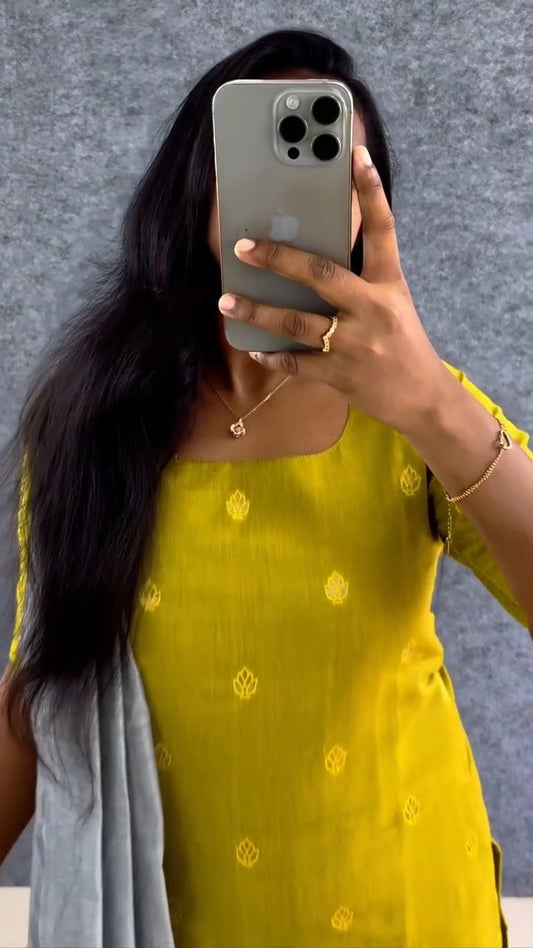 three-piece Indian ethnic wear set