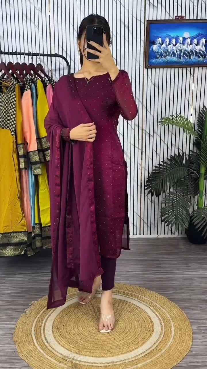 mustard-colored kurti with a textured or self-design pattern