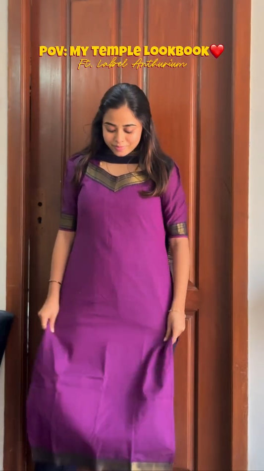 traditional Indian salwar suit by the brand