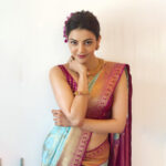 Actress-Kajal-Aggarwal-wear saree from saree vale online shop