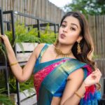 Niddhi Agerwal Archaic Traditional Kanchi Soft Silk Saree By Saree Vale 5