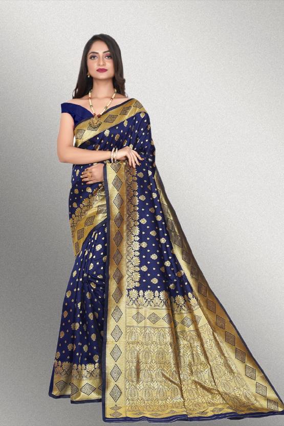 Pure Silk and Pure Zari Weaving Jacquard Saree By Saree Vale